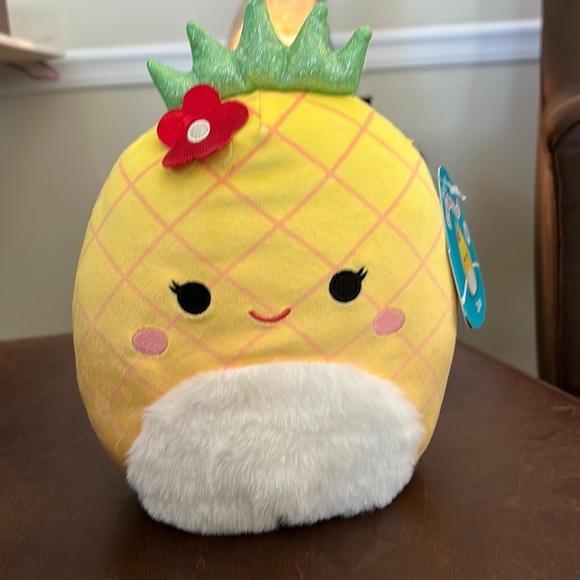 Squishmallow 10”Zyta Pineapple-AUTHENTIC Kellytoy Soft Plush Toy - Picture 2 of 11